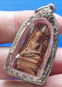 Amulet, Talisman, Thai, Buddha, Rare, Pendant, Phra Rod, blessed, Lucky, Buddhism, Wat, Old