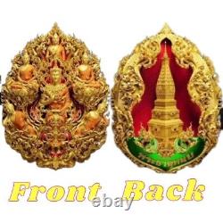 Amulet Thai LP Sila Gold Buddha Miracle Buddhist Relics Pendant Phra Yamaka Pati