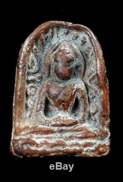 Ancient Amulet Thai Buddha Phra Sum Kor Kru Kamphaeng Phet Good Holy For Lucky
