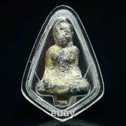 Ancient Antique 17th C. Thailand Phra Kru Ayutthaya Period Thai Buddha Amulet