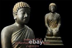 Ancient Bronz thai amulet buddha Bhikkhuni Mahapajapati Gotami,'The first nun