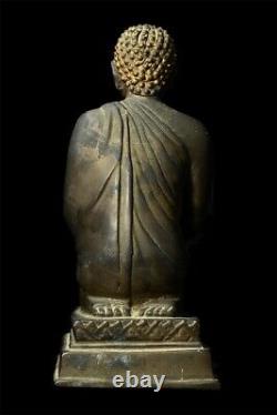 Ancient Bronz thai amulet buddha Bhikkhuni Mahapajapati Gotami,'The first nun