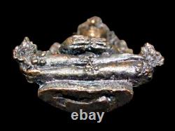 Ancient Bronze Buddha, Phra Rattan Parng Aum Bathr, Thai Amulet Talisman Pendant