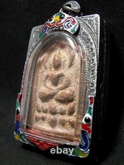Ancient Buddha LP Boon Phra Somdej Lotus Base Thai Amulet