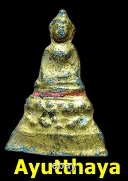 Ancient Buddha statue genuine, Prosperity thai Amulet, Ayutthaya to Rattanakosin