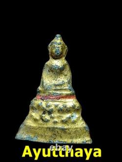Ancient Buddha statue genuine, Prosperity thai Amulet, Ayutthaya to Rattanakosin