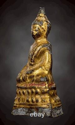 Ancient Buddha statue genuine, Prosperity thai Amulet, Ayutthaya to Rattanakosin