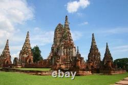 Ancient Buddha statue genuine, Prosperity thai Amulet, Ayutthaya to Rattanakosin