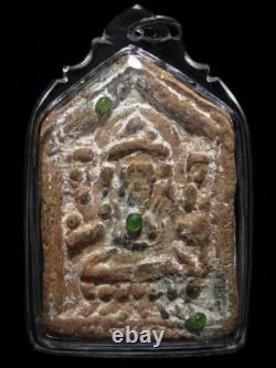 Ancient Phra Kru Na Dune Pim Ganesha Figure Thai Buddha Amulet Talisman Pendant