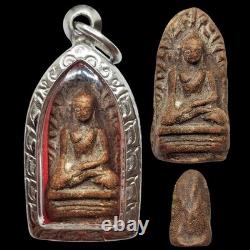 Ancient Phra Rod Thai Buddha Amulet Powerful Charm for Survival