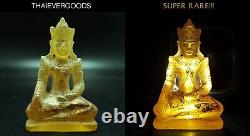 Ancient Yellow Gemstone Kru Hod Armor Buddha North Shengmai Real Thai Amulet