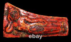 Antique 19th C Buddha Phra Norn Wat Satue Figure Thai Amulet