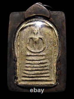 Antique 19th C Buddha Phra Somdej Pim Ket Chaiyo Thai Amulet