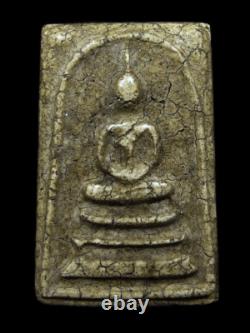 Antique 19th C Buddha Phra Somdej Wat Rakang Thai Amulet
