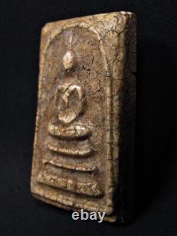Antique 19th C Buddha Phra Somdej Wat Rakang Thai Amulet