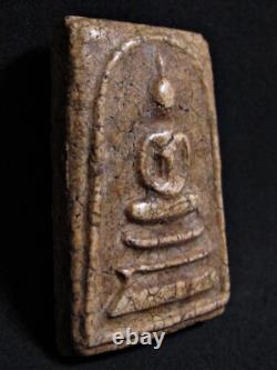 Antique 19th C Buddha Phra Somdej Wat Rakang Thai Amulet