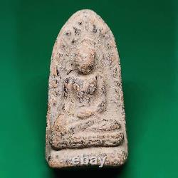 Antique Ancient Big Size Phra Rod Lamphun Thailand Powerful Thai Buddha Amulet