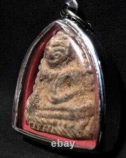 Antique Buddha LP Toh Wat Bangkrating Figure Thai Amulet 16/17th C
