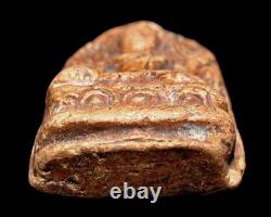 Antique Buddha Phra Lue Khong Figure Thai Amulet 16th C