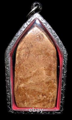 Antique Buddha Phra Lue Khong Figure Thai Amulet 16th C