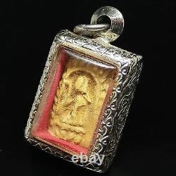 Antique Old Nang Kwak Thai Buddha Amulet Pendant Healing Charm Magic Energy gift