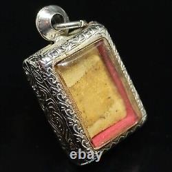 Antique Old Nang Kwak Thai Buddha Amulet Pendant Healing Charm Magic Energy gift