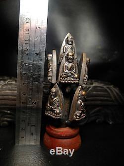 Antique Panicle 9 Luang pu Tuad Pim A, Wat Chang Hai. Thai buddha rare