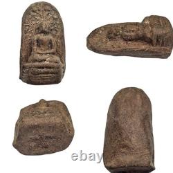 Antique Phra Khong Lamphun Benjapakee Relic c. 1200 Thai Buddha Amulet