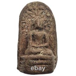 Antique Phra Khong Lamphun Benjapakee Relic c. 1200 Thai Buddha Amulet