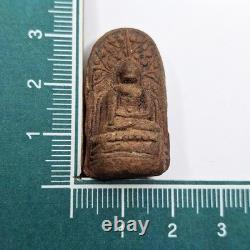 Antique Phra Khong Lamphun Benjapakee Relic c. 1200 Thai Buddha Amulet