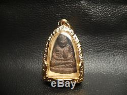 Antique Phra Lp. Ngurn Wat Bang Clan Thai Buddha Amulet