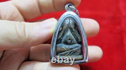 Antique Phra Pidta Pum Pui Thai Buddha Amulet Luang Pu Tim Wat Lahanrai BE2518
