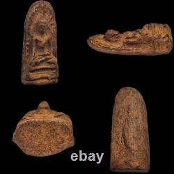 Antique Phra Rod Wat Mahawan Oldest Benjapakee Thai Buddha Amulet