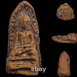Antique Phra Rod Wat Mahawan Oldest Benjapakee Thai Buddha Amulet