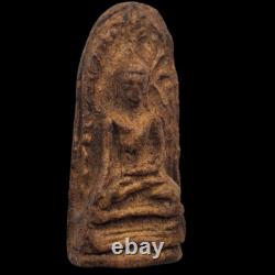 Antique Phra Rod Wat Mahawan Oldest Benjapakee Thai Buddha Amulet