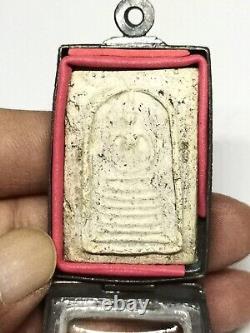 Antique Phra Somdej Wat Ket Chaiyo 1st Gen Thai Buddha Amulet Pendant (7 Layer)