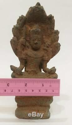 Antique Statues Naga Buddha Bronze Bayon Angor Khmer Lopburi Thai Amulets