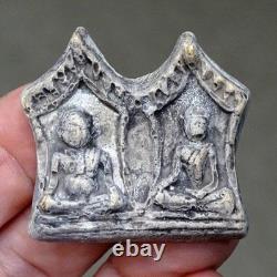 Antique THAI BUDDHA AMULET Pottery SACRED CLAY Terracotta Artifact Relic