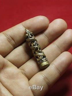 Antique Takrut Naga Lp Aium Wat Saphan Shung Thai Buddha Amulet