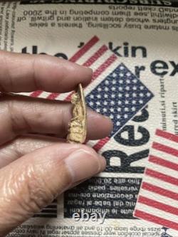 Antique Thai Amulet Phra Rod Lamphun Buddha Amulet Classic Haripunchai Style