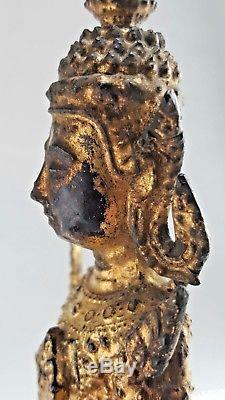 Antique Thai Gilt Buddha Scene Statue