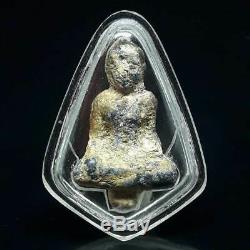 Antique Thailand RARE PHRA KRU STATUE AYUTTHAYA PERIOD Laos & Thai Amulet Buddha