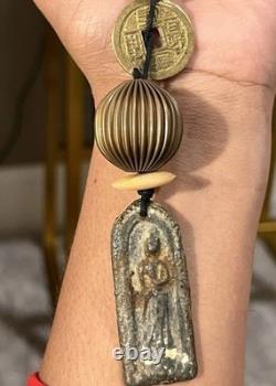 Antique very very old Amulet Sacred Thai Buddha Pendant Chinese new year