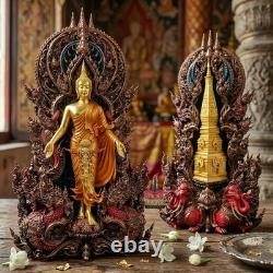 Authentic Buddha Pendant Thai Amulet Protection Talisman Good Luck Jewelry