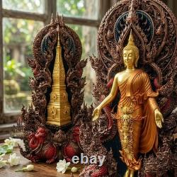 Authentic Buddha Pendant Thai Amulet Protection Talisman Good Luck Jewelry