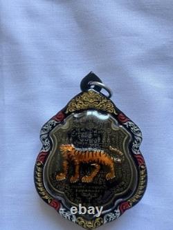 Authentic Headless Tiger Amulet Blessed by Chanai Temple Rare Thai Charm