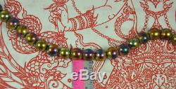 BIG Necklace Antique Leklai Somdej Thai Amulet 108 Buddha Prayer Bead Beads Mala