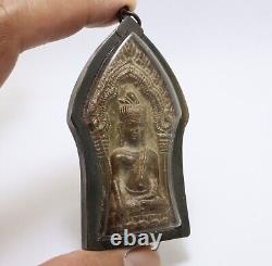 BIG PHRA YODKHUNPHOL BUDDHA THAI LOPBURI ANTIQUE 1940s RARE AMULET MAGIC PENDANT