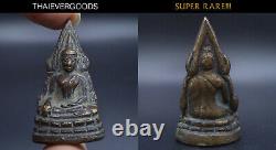 Be 2485 Buddha Chinnaraj Indojeen Old Mold Lp Pae Wat Sutas Thai Amulet