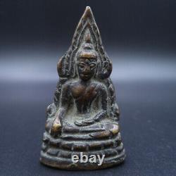 Be 2485 Buddha Chinnaraj Indojeen Old Mold Lp Pae Wat Sutas Thai Amulet